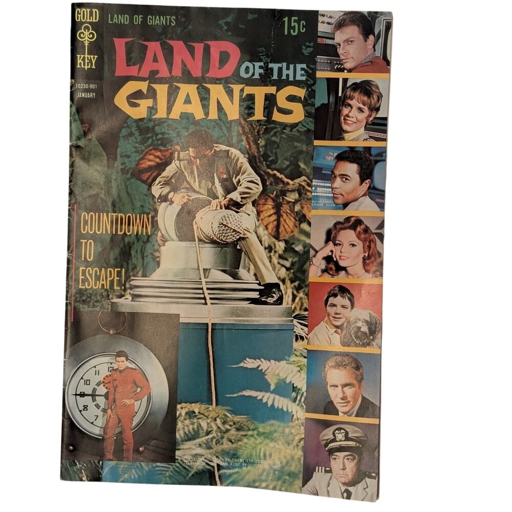 VINTAGE Gold Key Land Of The Giants No 2 Countdown To Escape Comic Book Jan 1969